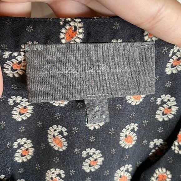 Anthropologie Sundays In Brooklyn Paisley Peplum Top‎ - Picture 4 of 6